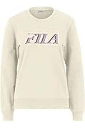 Fila LOKEREN Graphic Crew Sweat-Antiek Wit-S, , S