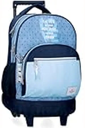 Pepe Jeans Noni Denim rugzak, compact, 2 wielen, , 32 x 43 x 21 cm, van Joumma Bags, , Eén maat, Compacte rugzak met 2 wielen