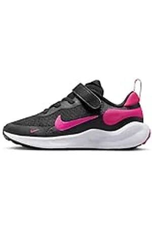 Nike Revolutin 7 Sneakers voor jongens, uniseks, zwart/hyper roze-wit, 27 EU, , 27 EU