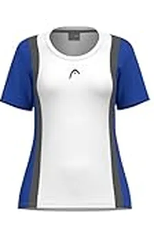 Head Club 25 TECH T-Shirt Dames Koningsblauw Wit, , L