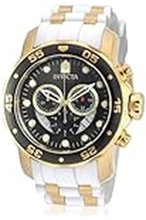 Invicta Pro Diver - SCUBA 20289 Heren Horloge - Waterdicht - Analoog - Quartz Uurwerk - Roestvrij Staal met zwarte Wijzerplaat - 48mm