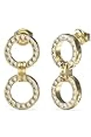 Guess Halsketting Circle Lights JUBE03166JWYGT-U merk, Eén maat, Niet-Edelmetaal, Geen edelsteen