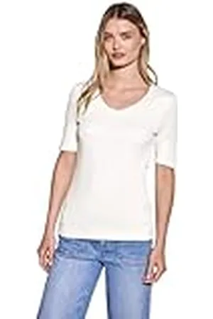 Street one T-shirt voor dames, off-white, 36