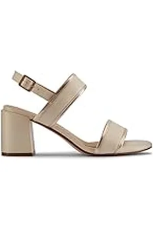 Clarks Premium Dames Ezoria Sling Sandaal, Cream Multi, 6.5 UK, , 39.5 EU