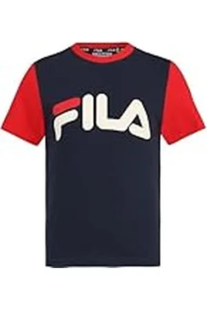 Fila Uniseks Luban Logo Tee T-shirt voor kinderen, , 98-104