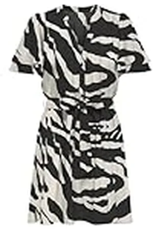 ONLY Onlnova Life Vis S/S Lenia Dress AOP, , XS