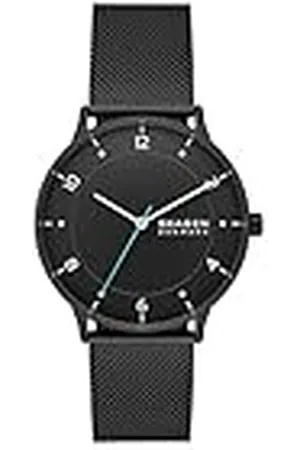 Skagen RIIS Horloge voor heren, Quartz uurwerk met roestvrij stalen of leren band