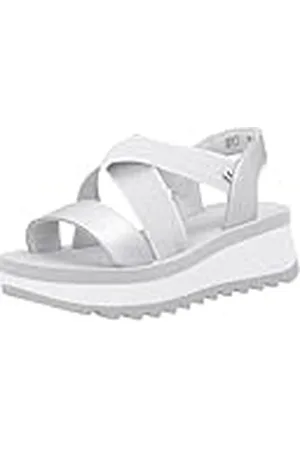 Rieker W3053 Damessandalen, zilver/platina, 41 EU, , 41 EU