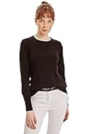 DeFacto Pullover normale pasvorm voor dames - coltrui trui trui voor dames (D.BLUE,M), , XL