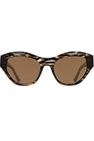 DKNY DO517S zonnebril voor dames, kristalbruine hoorn, eenheidsmaat, , one size