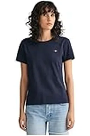 GANT Reg Shield Ss T-shirt voor dames, , S