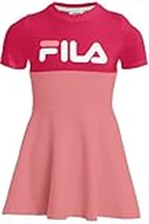 Fila Meisjes Geblokkeerde T-shirt Casual Jurk, , 122-128