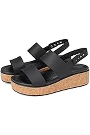 Crocs Brooklyn Cork lage wig sandaal voor dames, , 42/43 EU