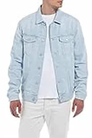 Replay Jeansjack voor heren met stretch, , XS