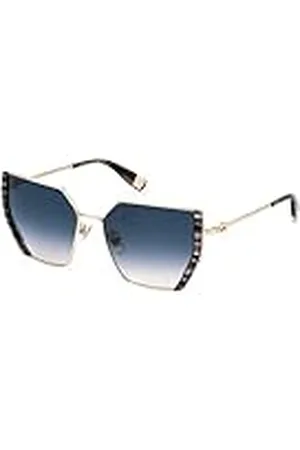 Furla SFU786V bril, Shiny BLU Havana, 57 voor dames, , 57