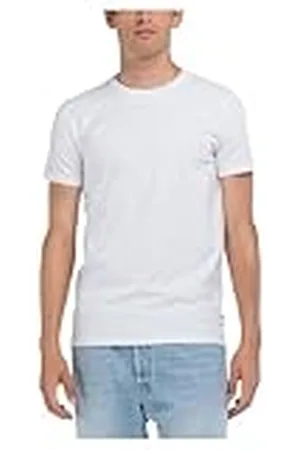 Replay Basic T-shirt voor heren, regular slim fit, , S