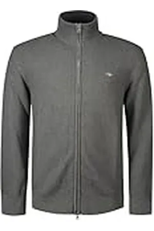 GANT Katoen Micro Textured Zip Cardigan, , S