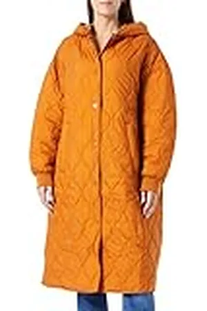 Benetton Jas 25WUDN00T Jas, Orange Ginger 37D, L voor dames