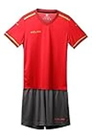kelme S/S Football Set Kids uitrusting, kinderen, rood/donkergrijs metaal, 150