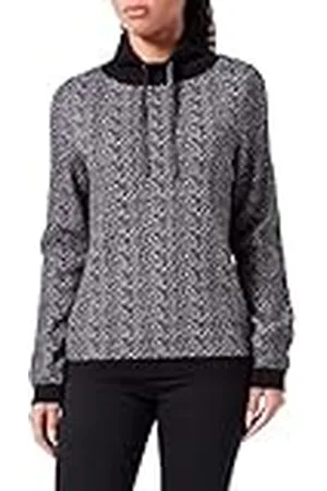 Gerry Weber Edition Dames 770570-44723 pullover, zwart patroon, 34