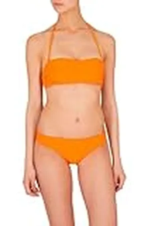 Emporio Armani Vrouw 3D Bold Logo Bandeau Bikini Oranje S, , S