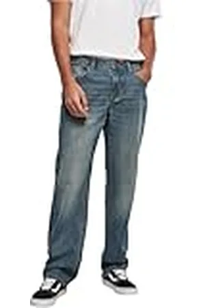 Urban classics Heren Loose Fit Jeans Broek, , 50/54