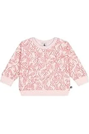 Petit Bateau Sweatshirt voor meisjes, , 6 Maanden