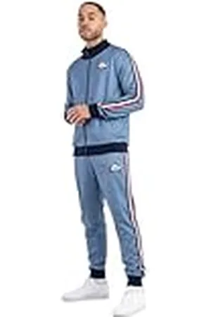 Lonsdale London Heren trainingspak smalle pasvorm GAIRSAY, Blue Denim, 3XL, 117574, , 3XL
