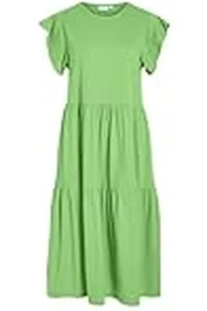 VILA Visummer S/S Midi Dress - Noos, , L