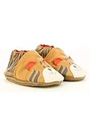 Robeez AWESOME Tiger, Camel slipschoen, 17/18 EU, , 17/18 EU