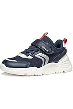 Geox Loftus Boy B Sneakers voor jongens, Navy Red, 24 EU