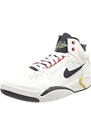 Nike Air Flight Lite Mid Sneakers voor heren, wit Midnight Navy University Red, 42,5 EU