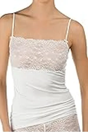 Calida Dames Singlet Sweet Secrets Vest, Beige - Beige (Alabaster Crème 911), XS (Fabrikant maat:64)