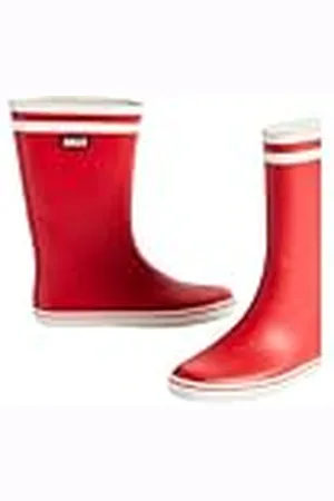 Aigle Malouine 2, regenlaarzen voor dames, rood/wit, 36 EU