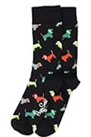 Happy Socks Puppy Love, Kleurrijke en Leuke, Sokken voor Dames en Heren, Blauw-Miulticolor (36-40)