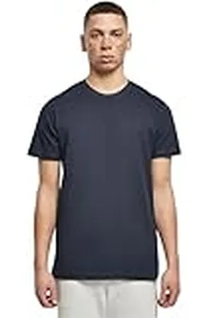 Urban classics Basic T-shirt voor heren, Blauw (donkerblauw), M