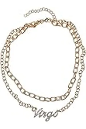 Urban classics Uniseks halsketting Diamond Zodiac gouden necklace, kleur , maat één maat