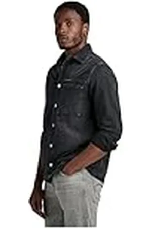 G-Star 1-pocket regular denim shirt met lange mouwen, , M