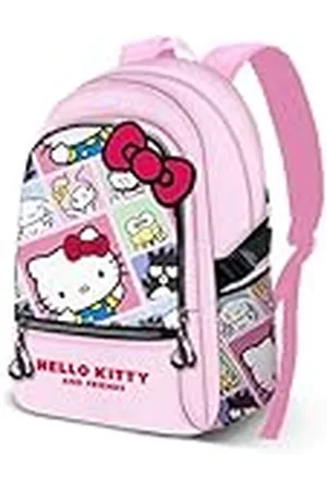 KARACTERMANIA Sanrio Hello Kitty Panels-FAN Fight Backpack 2.2, meerkleurig, 31 x 44 cm, inhoud 24 l, , Eén maat, Sanrio FAN Fight Rugzak 2.2