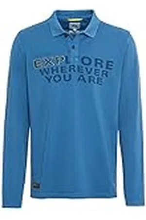 Camel Active Poloshirt voor heren, aqua, S