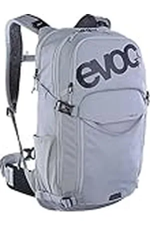 Evoc STAGE 18, rugzak (verstelbare schouderbanden met BRACE LINK, AIR FLOW CONTACT SYSTEM, met reservoirzak, gereedschapzak en compressieriemen, One Size), Stone