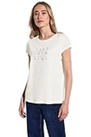 Street one Shirt met tekst, , 42