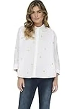 ONLY Onlnew LINA Grace LS EMB Shirt NOOS WVN, , S