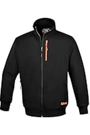 Beta Studios 7664N Werkjas voor heren, met lange ritssluiting, van katoen en polyester, met twee grote zakken in de tailleband, een borstzak met verticale ritssluiting en elastische tailleband en manchetten