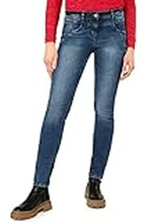 CECIL Dames B375846 jeansbroek Loose, mid Blue Authentic Washed, W26/L30, , 26W x 30L
