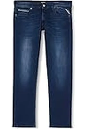 Replay Heren Jeans Grover Straight-Fit met Power Stretch, , 27W x 32L