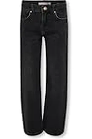 ONLY Kogmegan Jeans voor meisjes, wijd gesneden jeans met wijde pijpen, , 134