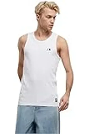 STARTER BLACK LABEL Heren T-shirt Rib Tank Top, Geribbelde Tanktop voor Mannen, Maten S - XXL, , XL