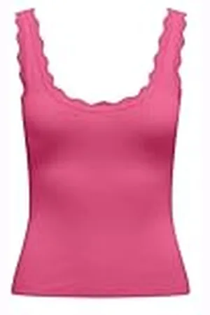 JDY Nanna S/L Scallop Edge Top KNT Noos, , M