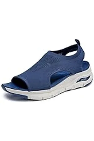 Skechers Arch Fit City Catch Damessandalen, Navy Knit, 40 EU